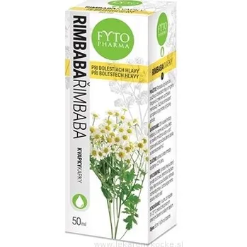 Přírodní produkt FYTOPHARMA FYTO Rimbaba kapky při bolestech hlavy 50 ml