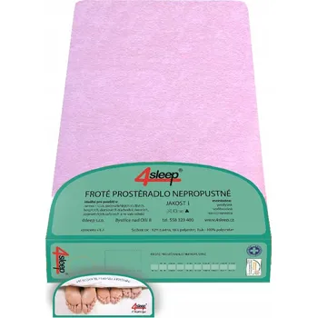 Prostěradlo Chránič na matrace 4sleep 120 x 60 cm