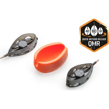 Krmítko pro ryby Mivardi Sada rychlovýměnných method krmítek QMR Flat XL (50g + 60g + mould)