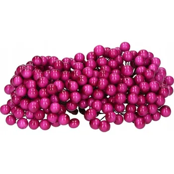 Vánoční dekorace Jeřabina na drátku větvička vánoční 240 ks