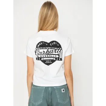 Dámské tričko Carhartt WIP Garble (white) M, bílá