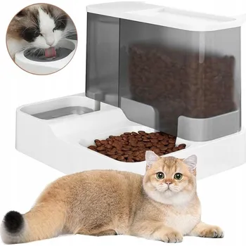 Miska pro psa VÝDEJNÍK VODY I KARMY AUTOMATYCZNA MISKA PRO KOČKY A PSA DÁVKOVAČ NAPÁJEČKA