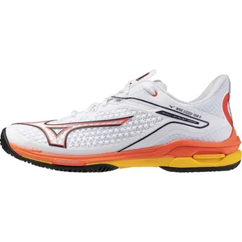 Dámská sportovní obuv MIZUNO WAVE EXCEED TOUR 6 AC(U) / White/Fiery Coral 2/Citrus / 41.0/7.5
