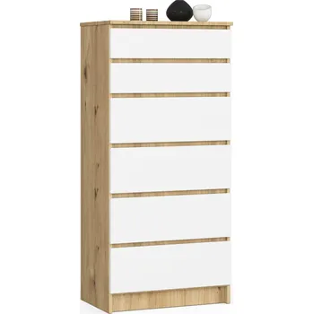 Komoda MOB Komoda Akord Kalista III (dub artisan + bílá)