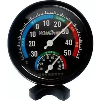 Teraristika Analogový teploměr a vlhkoměr