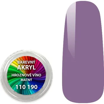 Umělé nehty EXPA-nails Akryl pudr matný - Hroznové víno - 4 ml