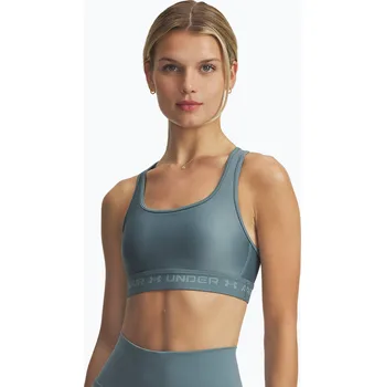 Podprsenka Sportovní podprsenka Under Armour Crossback Mid jasper blue/serpentine