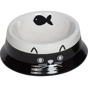 Nobby keramická miska pro kočky černobílá 14cm