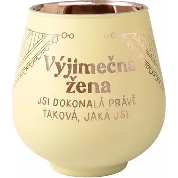 Svícen ALBI Zrcadlový svícen - Výjimečná žena