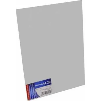 Karton A4 170g 20listů šedá