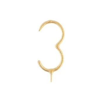 Dortová svíčka GD Prskavka na dort číslo 3