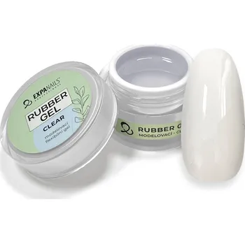 EXPA-nails UV/LED gel Rubber - Clear - modelovací Gramáž: 50 g