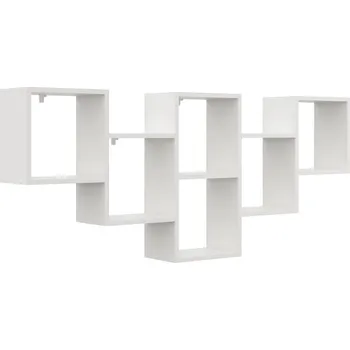 police Police závěsná RIPIANO 161×67 bílá, dub sonoma