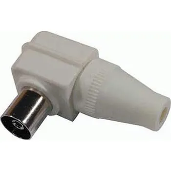 Satelitní technika Koaxiální zásuvka PAU 50, úhlová, konektor 75 TV úhlová SAU,PAU50