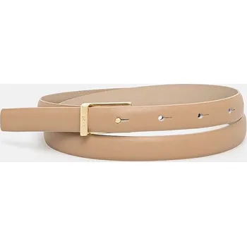 Opasek Kožený pásek BOSS 50522939 béžová 80X, vel. 85