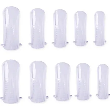 Umělé nehty EXPA-nails Nehtové tipy - Dual System forms - zahnuté Množství: 20 ks