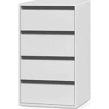 Zásuvkový kontejner ArtSka Kontejner se zásuvkami PAULA Barva: Bílá