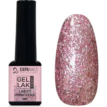 Lak na nehty EXPA-nails UV/LED Gel lak - Labutí princezna třpyt - 5 ml