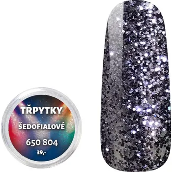 Třpytky - Šedofialové