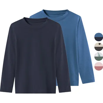 Chlapecké tričko lupilu® Dětské triko s dlouhými rukávy, 2 kusy