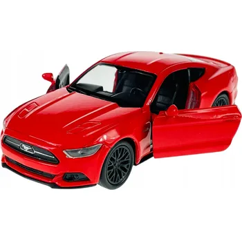 autíčko WELLY 2015 FORD MUSTANG GT ČERVENÝ 1:34 NOVÝ KOVOVÝ MODEL 43707
