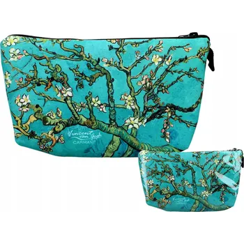 Kosmetická taška Dámská kosmetická taštička POUZDRO na kosmetiku Van Gogh MANDLOŇ Umení CARMANI