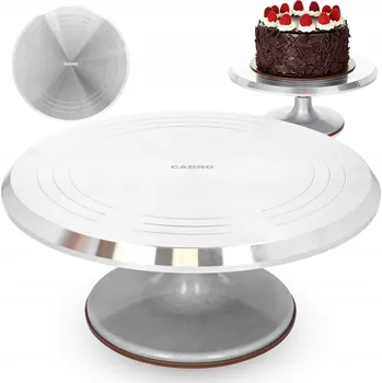 Podnos otočná Cadro Patrový podnos na zákusky dort 31x13,5 na nožce 31 cm