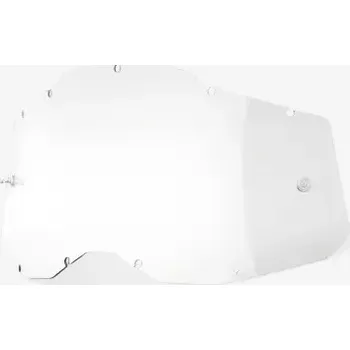 Příslušenství k helmě na motorku S100 plexi Accuri 2/Strata 2, 100% - USA dětské (čiré, Anti-fog)