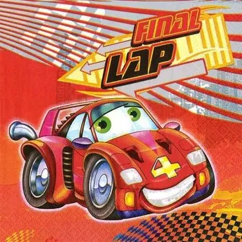 Papírový kapesník Ubrousky MAKI L (20ks) Little Red Car