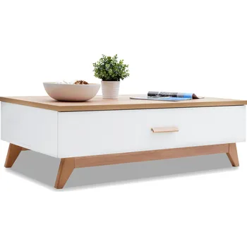 Křeslo Mebel Partner Balones BG17 (bílá + dub)