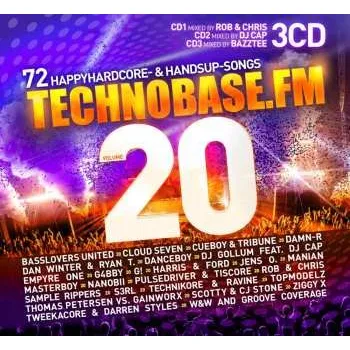 Zahraniční hudba 3CD Various: TechnoBase.FM Volume 20 2018