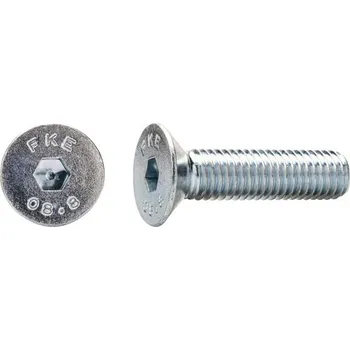 Šroub Šroub se zápustnou hlavou a vnitřním šestihranem DIN 7991 M5x16 mm galvanicky pozinkovaný, 1 ks