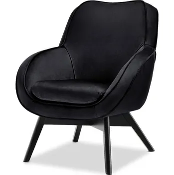 Křeslo Mebel Partner Merch (černá + dub)