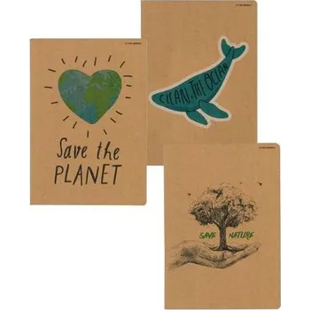 Sešit Sešit A4 60 listů Go Green čtv.