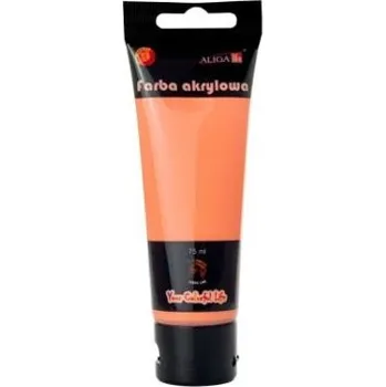 Výtvarná barva Akrylová barva 75 ml neon meruňková FTN-404