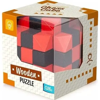 Hlavolam ALBI Velký dřevěný hlavolam - Šachová krychle