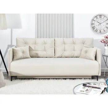 Křeslo Mebel Partner Mastil (krémová + černá)