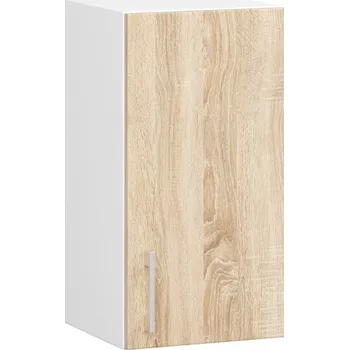 Kuchyňská skříňka Akord Lula w30 (bílá + dub sonoma)