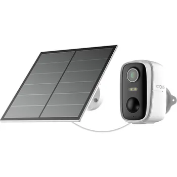 IP kamera STRONG IP kamera FALKY-2KS/ bateriová/ Wi-Fi 6/ 3Mpix/ objektiv 3,2mm/ IP65/ duální noční vidění/ microSD/ bílá