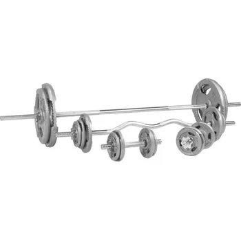 Gorilla Sports Činkový set, litina, 108 kg