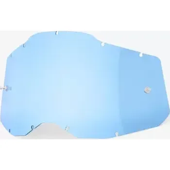 Příslušenství k helmě na motorku S100 plexi Racecraft 2/Accuri 2/Strata 2, 100% - USA (modré, Anti-fog)