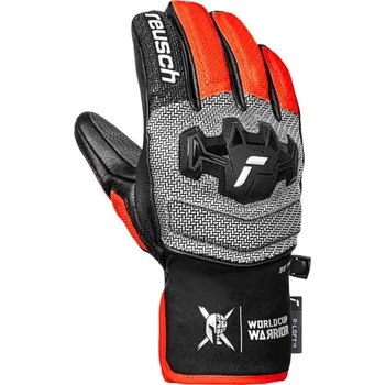 Reusch lyžařské rukavice Worldcup Warrior GS Junior Mitten 2025/2026 Šedá 5,5 Dětské