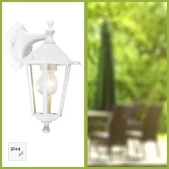 Nástěnné svítidlo Brilliant 40282/05 Venkovní nástěnné svítidlo CROWN BÍLÉ