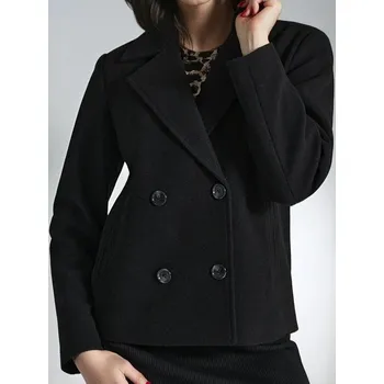 Dámský kabát Sinsay - Kabát - černá - 578DA-99X - 578DA-99X-XXL