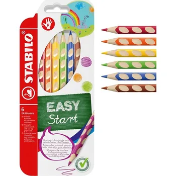 Pastelka Pastelky Stabilo, Easy, 6 barev, pro praváky