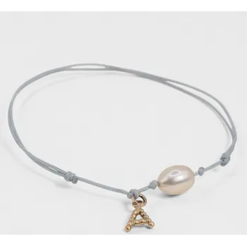 Náramek Náramek s perlou a písmenkem A