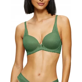 Podprsenka Triumph vyztužená podprsenka zelená velikost 70A