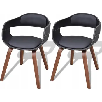 Jídelní židle Židle VidaXL umělá kůže černá 2 ks