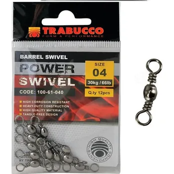 Trabucco obratlík Barrel Swivel 12ks|vel.12 (14kg)