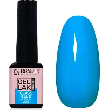 Lak na nehty EXPA-nails UV/LED Gel lak Glass Blue - transparent 5 ml